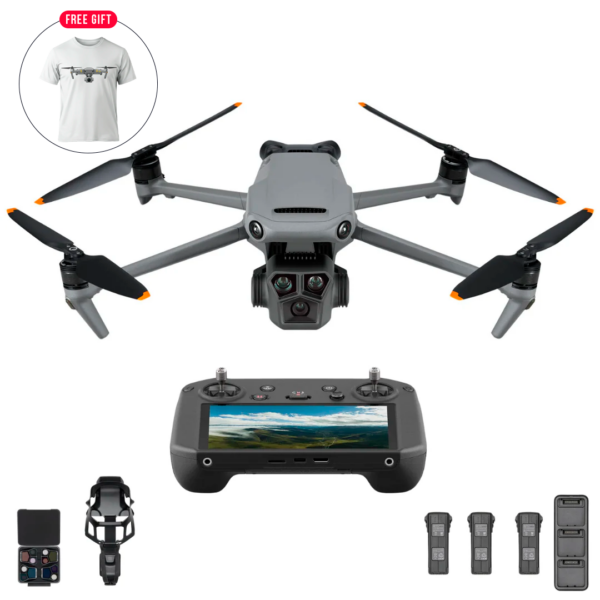 MavicPro Racam Edition – Drone with Triple 4K Full HD Camera + Remote Control and 3 Extra Batteries